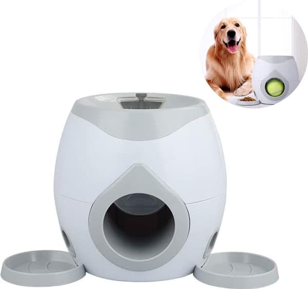 Hundeboldkaster, automatisk tennisboldkaster (farve: grå)