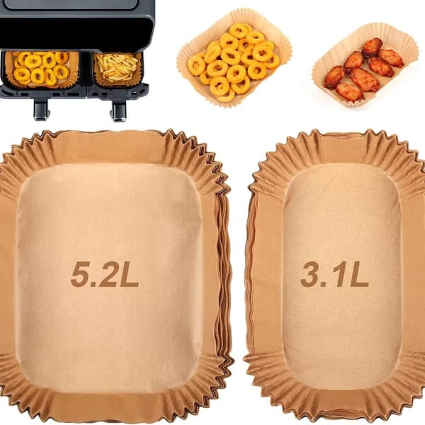 Airfryer bagepapir 5.2L 80 stk + 3.1L 80 stk