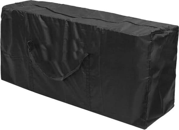 116x47x51 cm WP opbevaringstaske til havemøbelhynder, sort