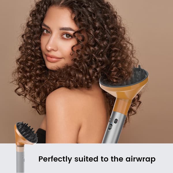Opgraderet til Dyson Airwrap diffusere, diffuserdyse-tilbehør, guld.