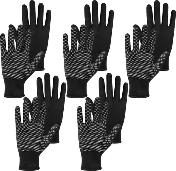 Halkfria trädgårdshandskar - Svart - M/L