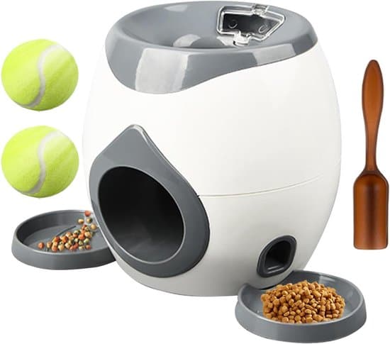 Automatisk hundeboldkaster - Grå/Hvid