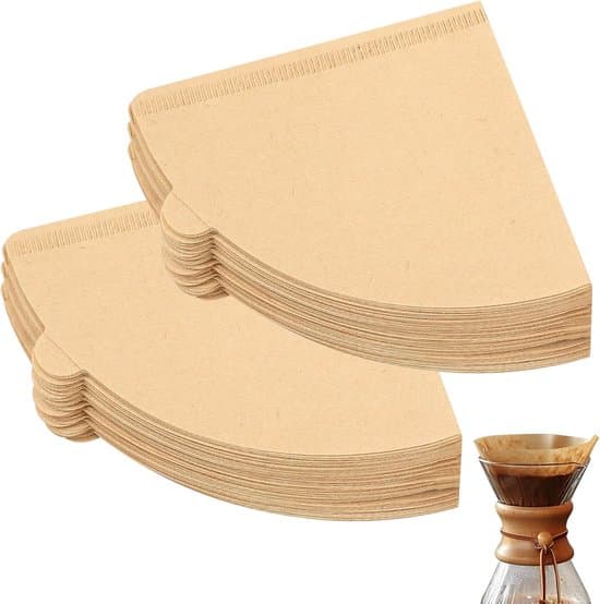 Kaffefiltre størrelse 2 V-formet filterpapir til V60 kaffemaskiner 2-4 kopper