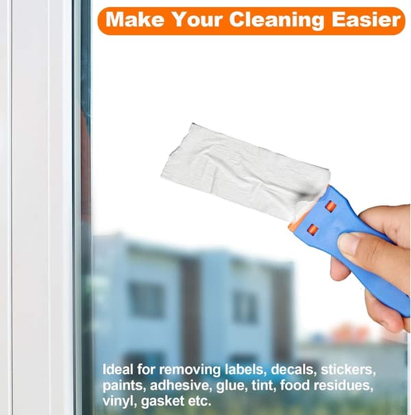 Plastrakbladsskrapa 2PCS Verktyg 100PCS Plastblad