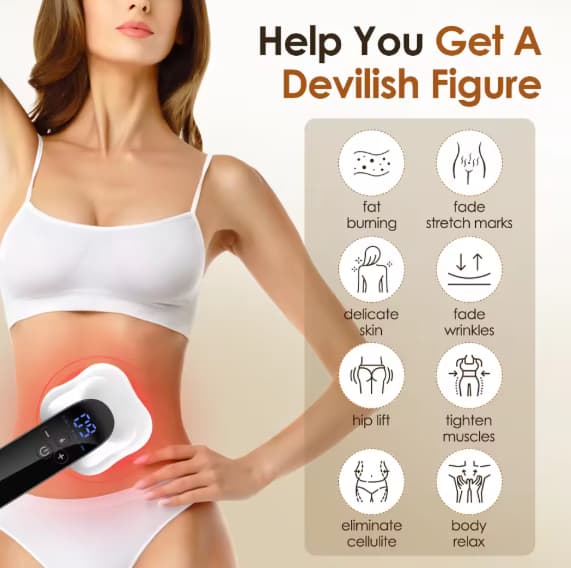 Elektrisk mavemassager, dybdegående vævs- og cellulitefjernelsesmassager