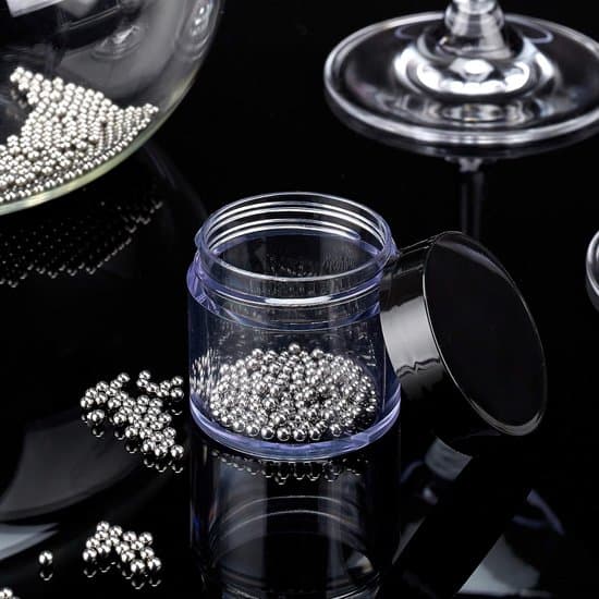 Vattenkokare - Rengöringspärlor i rostfritt stål för flaskor, glas, karaffer, vaser, silver