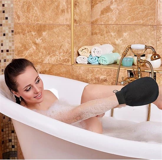 2-pack - Badhandskar - Exfolierande duschhandskar - Återanvändbara - Kroppsvård - Bad - Rosa