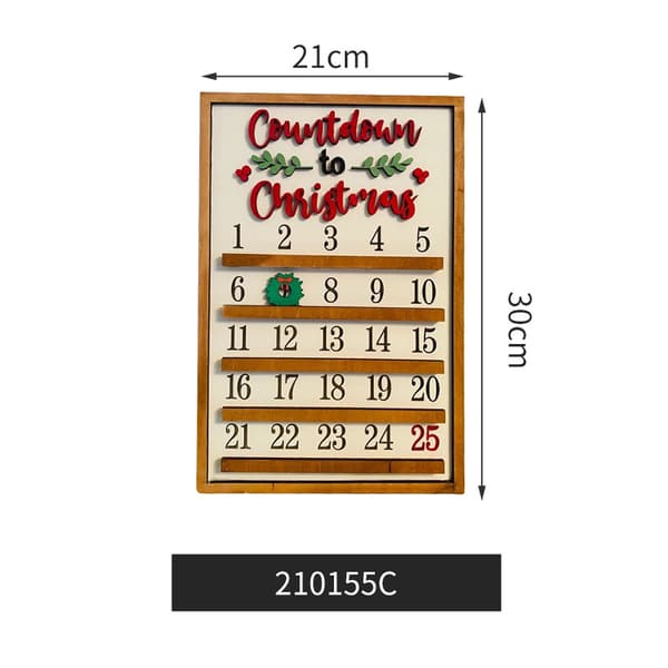 Adventskalender i trä - 210155C