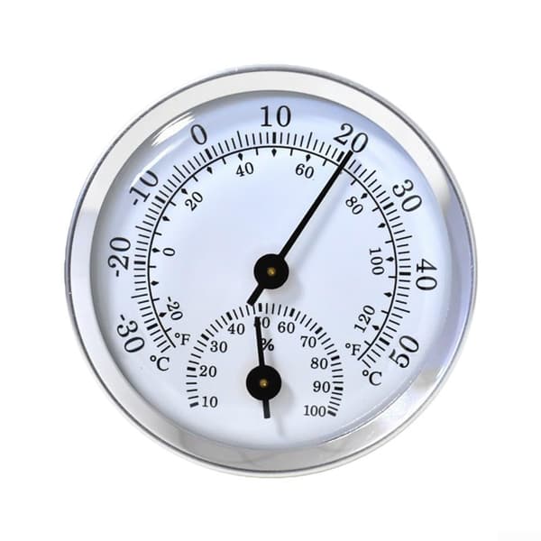 Minivisare termometer och hygrometer 58mm