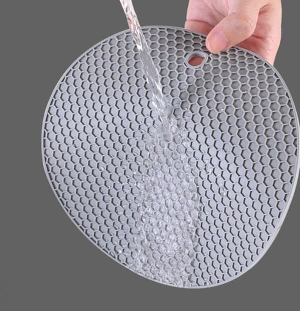 Silicone ovnhandsker, grydelapper til madlavning og bagning - grå