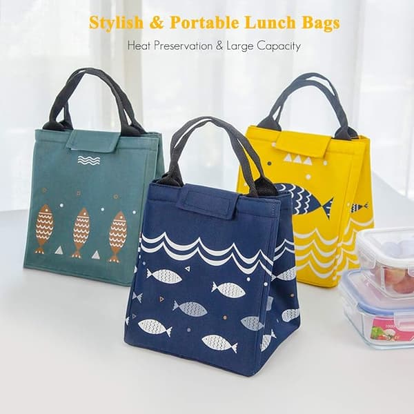 Polyester Stor Vattentät Termisk Lunchväska för Skola & Camping