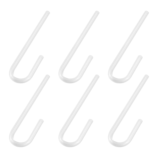 Et sæt med 6 akryl U-bøjninger, velegnet til akvarie CO2-systemer/diffusere.