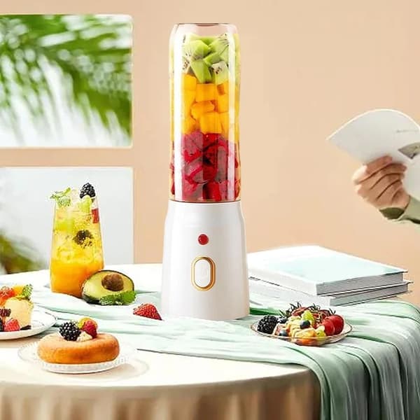 Elektrisk Bärbar Mixer Resa Camping