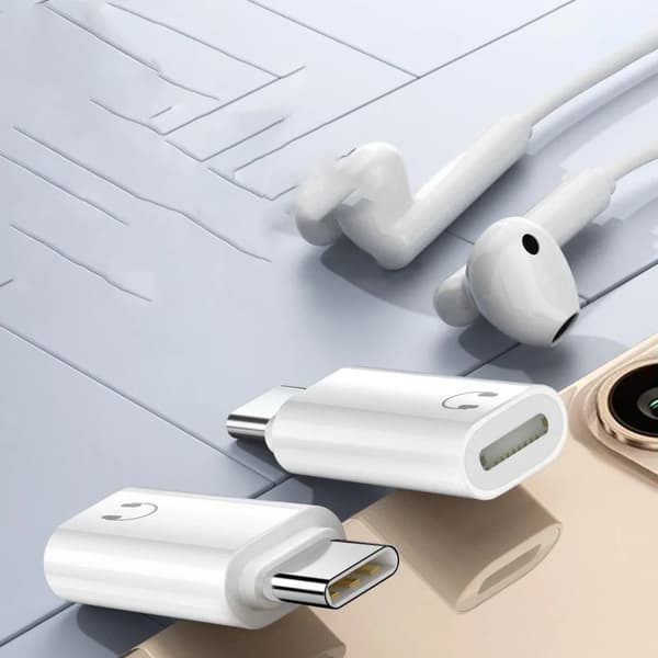 Velegnet til Lightning til USB-C-adapter til hovedtelefoner, opkald og lyd