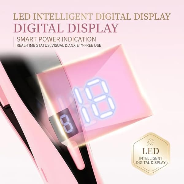 Vandtæt Dual-Head Elektrisk Hårfjerner & Bikinitrimmer med LED-display
