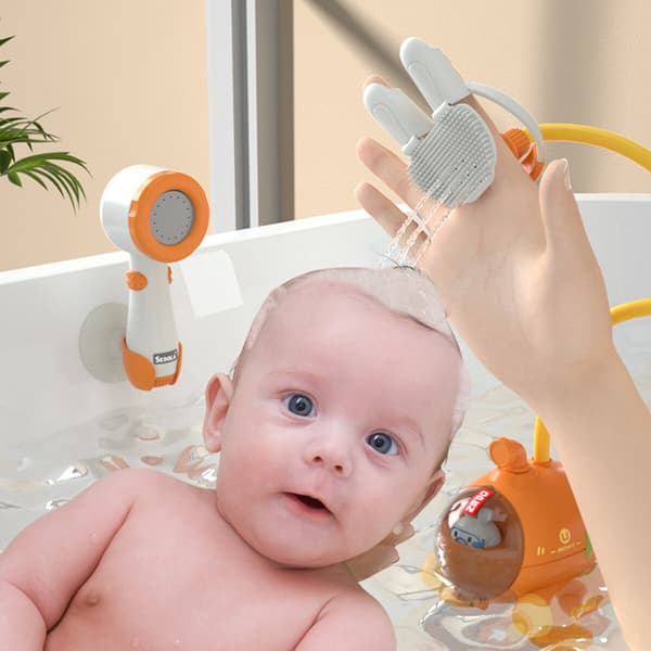 Elektrisk badelegetøj brusehoved babysprinkler tegneserie