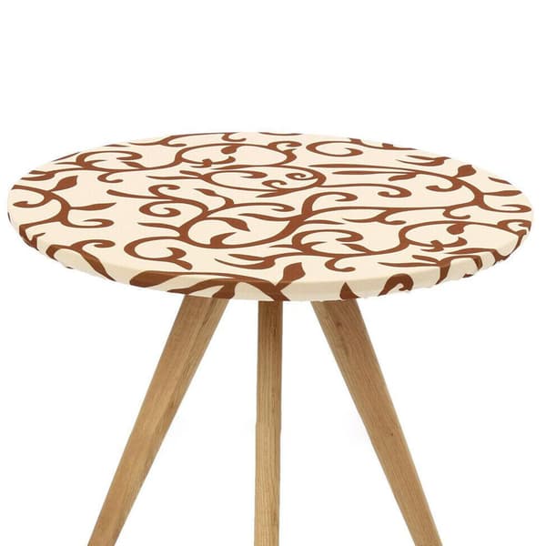 Mode Rund Elastisk Cocktail Borddug Boligindretning Kaffe 150cm