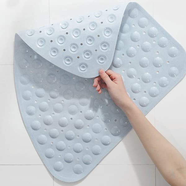 Badrumsduschmatta 54x54cm Extra Stor Halkfri Gummi Sugkopp Barn