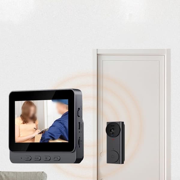 Förbättrat trådlöst säkerhetsvideointercomsystem med realtidsövervakning