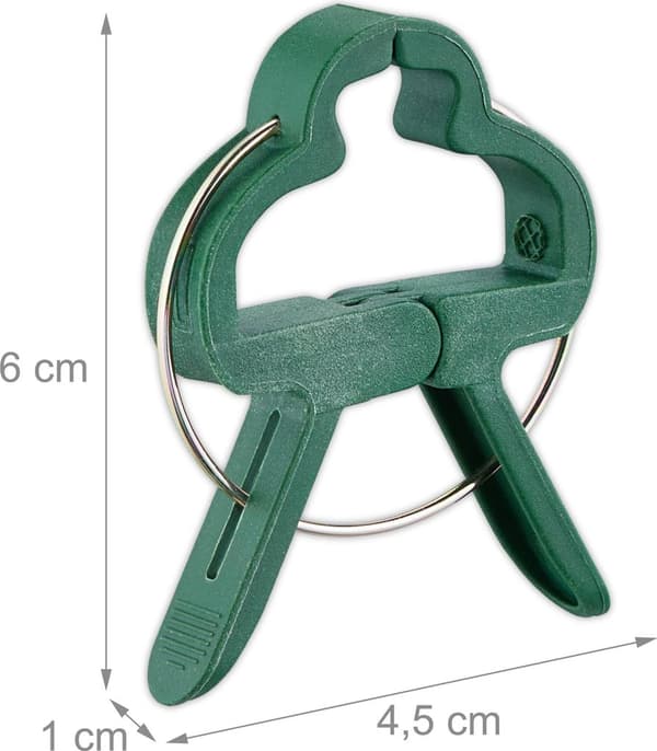 Växtklämmor - 120-pack - Växtklämmor - 4,5 x 6 cm - Tomatklämmor - Grön