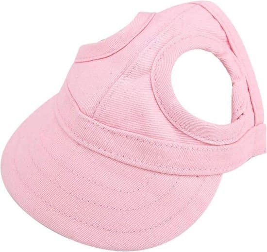 Rosa hundbasebollkeps - storlek L