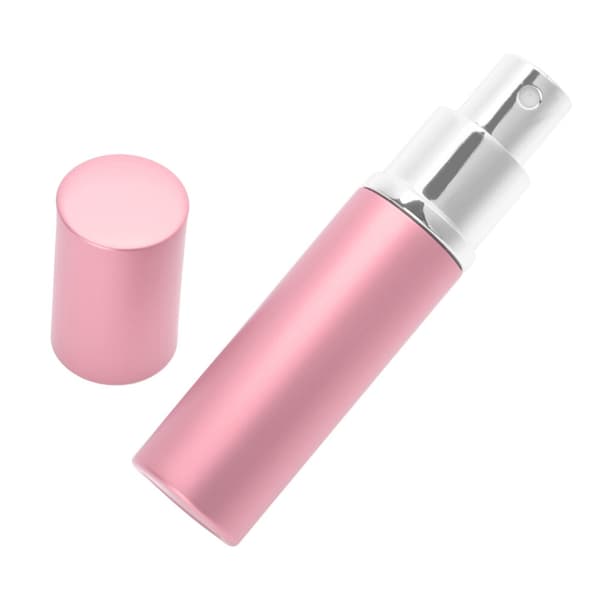 10 ml påfyllningsbar parfymflaska med pumpdispenser, rosa