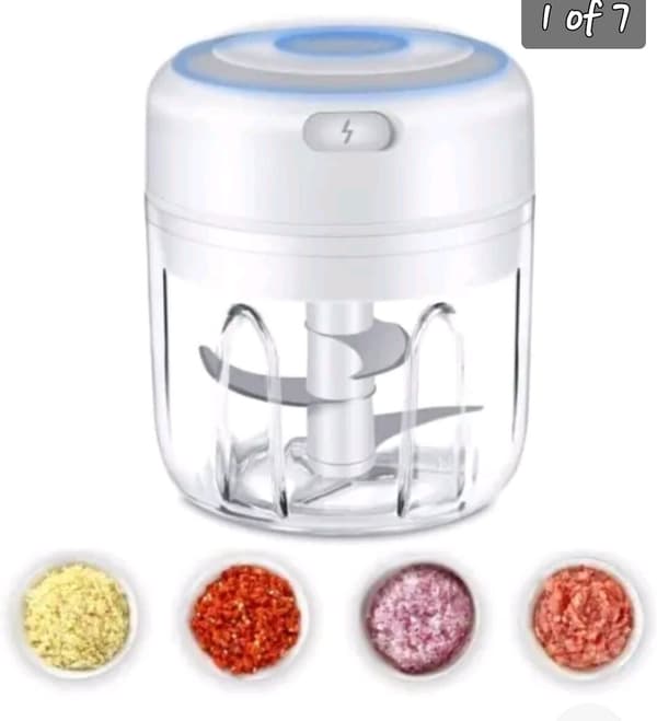 Elektrisk Mini Hvidløgshakker, Madhakker, Mini Foodprocessor