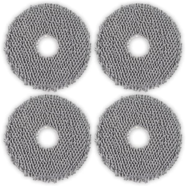 (4-pack) Ersättningsmoppdynor för Plus 505 Combo, kompatibla med Plus 505 Combo och Plus 405 Combo robotmoppar, mopptillbehör