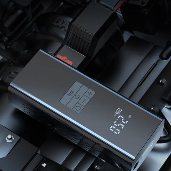 Bärbar luftkompressor, 150PSI trådlös luftpump, 5000mAh kapacitet.