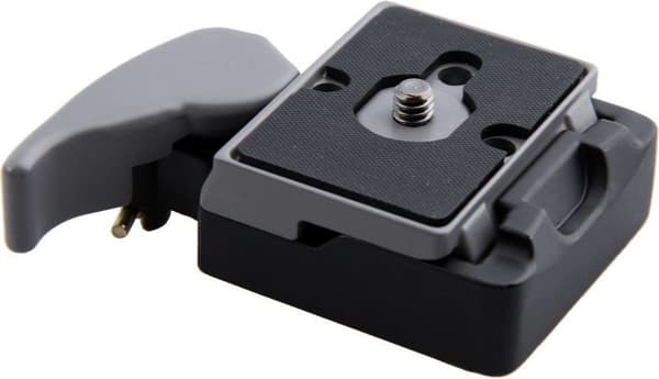 Kamera quick-release adapter + quick-release plade, kompatibel med Manfrotto 200PL-14 quick-release plade
