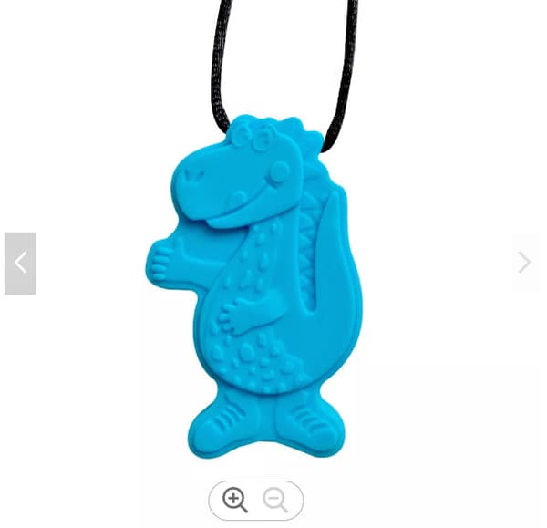 Autismelegetøj Dino Fidget Sensorisk Tyggesmykke ADHD ADD