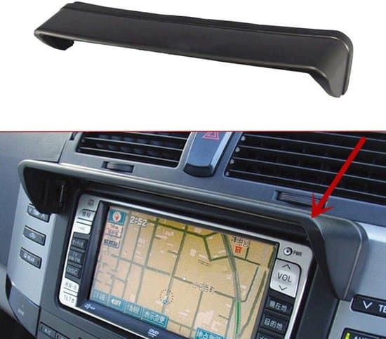 GPS-navigationssolskærm - 8 tommer - Sort