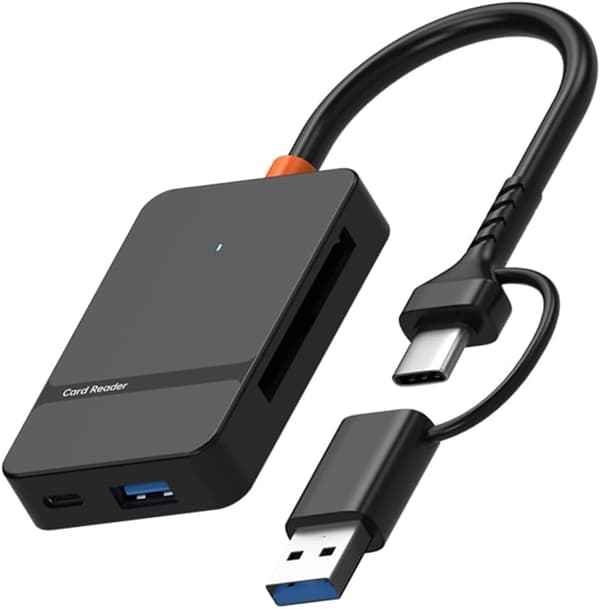 USB-C USB 3.0 kortlæser - USB til MS USB 3.0 adapter - Kameravisning til mobiltelefoner/bærbare computere/pc'er
