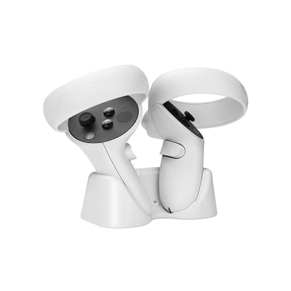 Laddningsdocka Quest 2 VR-glasögon Headset Laddstation Stativ Set