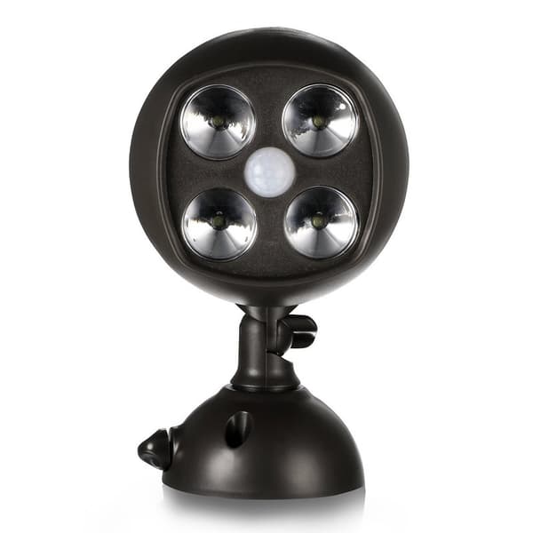 LED Nighthawk Utomhusvägglampa - Med Rörelsesensor - Automatisk - Svart