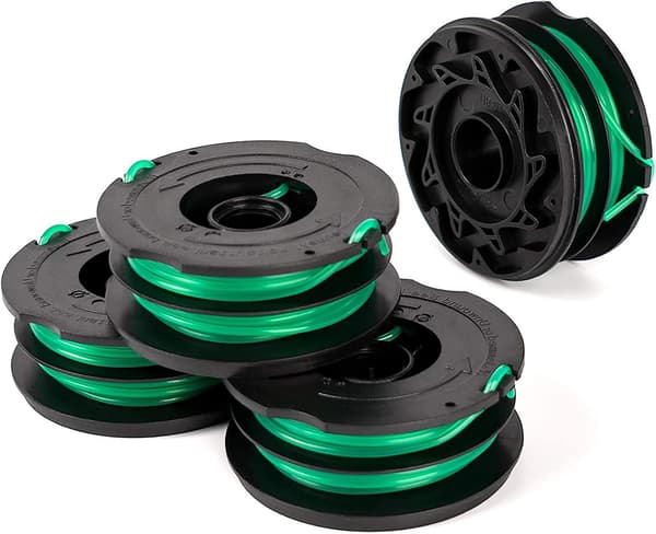 4-pak DF-080 30ft 0.06\" Dobbelte Automatiske Spoler til Black Decker GH1100 Plæneklipper