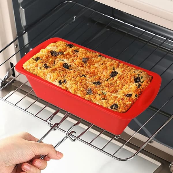 Brödform i silikon, non-stick, 4-pack - Rosta formar för kakor och bröd