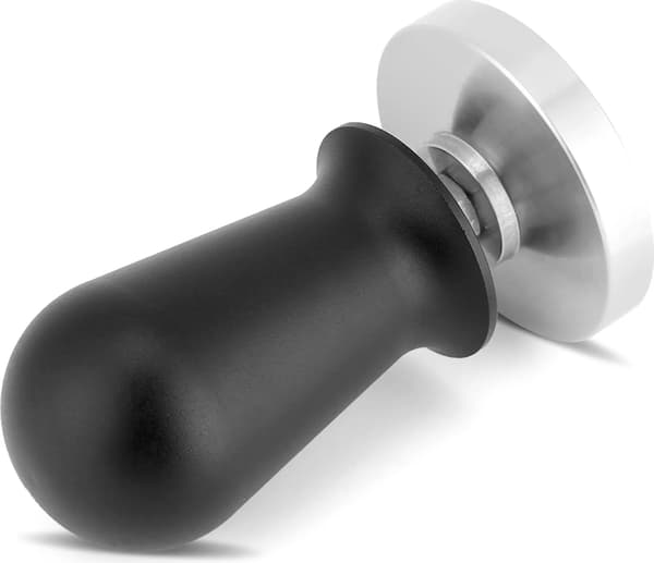 Kaffestamper i rustfrit stål, fladbundet espressostamper, 58 mm