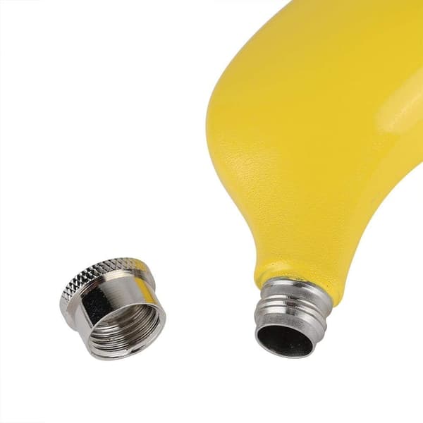 2-pack vinflaskor i rostfritt stål, frukt- och bananformade whiskyflaskor