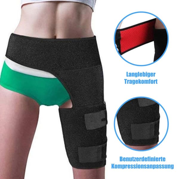 Lårbinding, unisex lårkompressionsbinding til hofter.