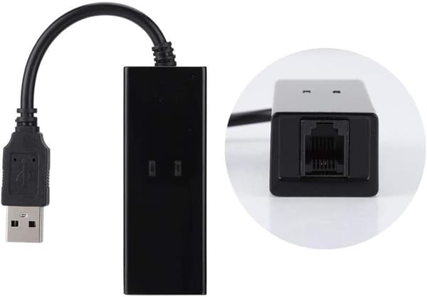 USB 56K Eksternt Opkalds-Stemme-Fax-Datamodem til Win7 Win8 Win10