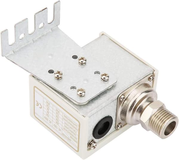 Tryckströmbrytare, G1/2'' elektronisk tryckkontrollbrytare, vattenpump, luftpump, kompressortryckregulator
