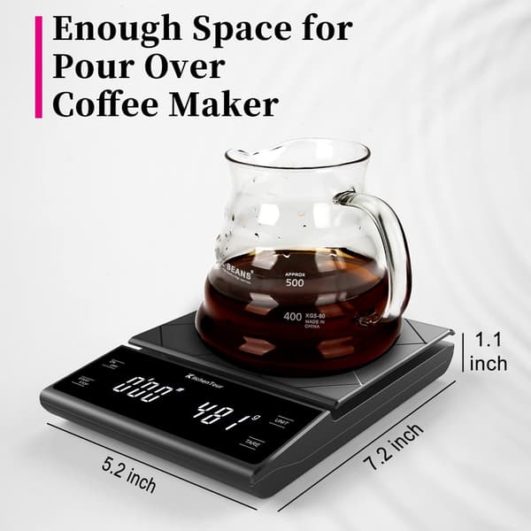 Kaffevåg Timer Digital Multifunktionell Vägning