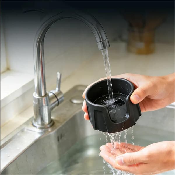 To silikonemåtter til espressomaskiner; skridsikker barmåtte til Ninja Luxe; tilbehør til espressomaskiner (grå).