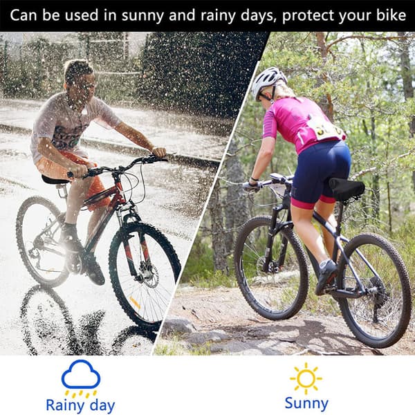 Stycken Cykel Regnskydd Sadelöverdrag Utomhuskuddar 210D