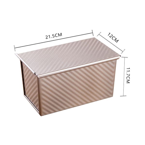 Non-Stick Toast Box Bröd Bakform Form Lock Kök