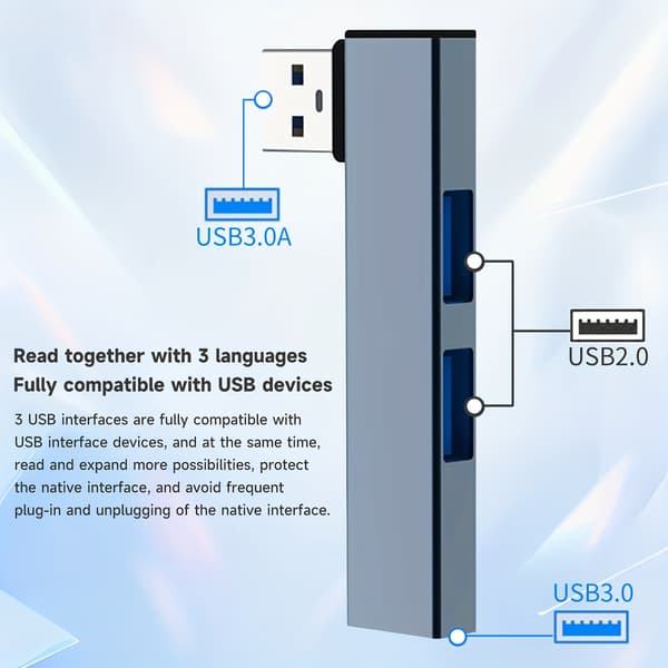 typec konverter hub splitter computer notebook udvidelsesdock