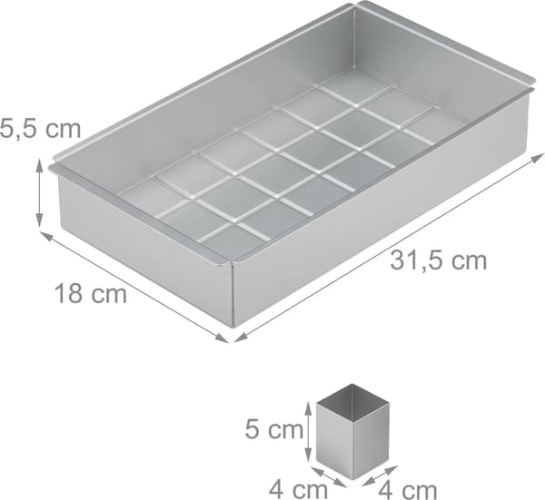 DIY Fondantkage Anodiseret Sætteform Kagebageform