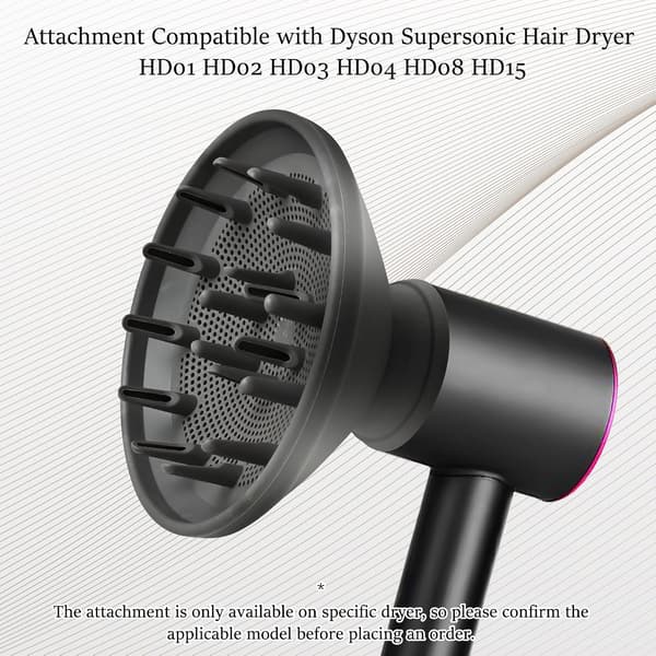 Til Dyson Supersonic hårtørrere HD01 HD02 HD03 HD04 HD08 HD15 med diffuser tilbehør.