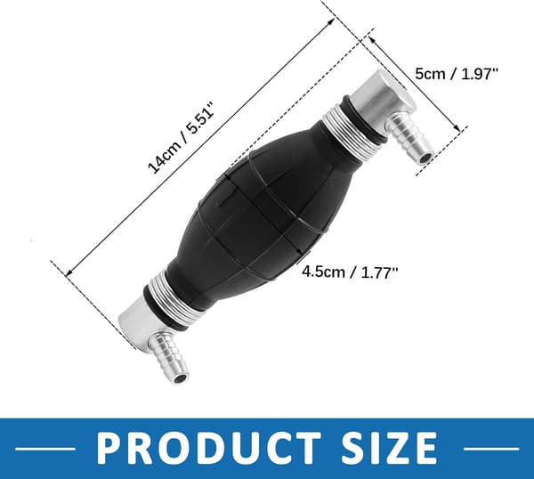 8 mm håndprimer diesel benzinpumpe